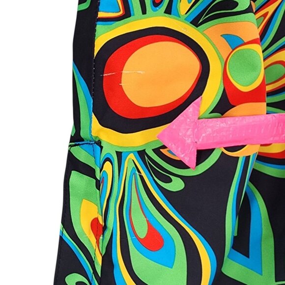 RARE Loudmouth Mens Medium Ski Pants Shagadelic Cargo Snowboard Multicolor Snow - Picture 6 of 12